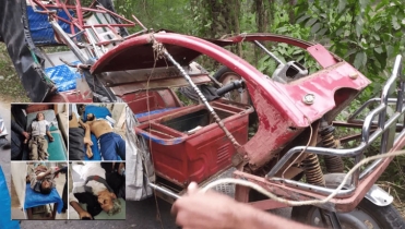 বাউফল-লেবুখালী মহাসড়কে সড়ক দুর্ঘটনায় শিশুসহ নিহত দুই